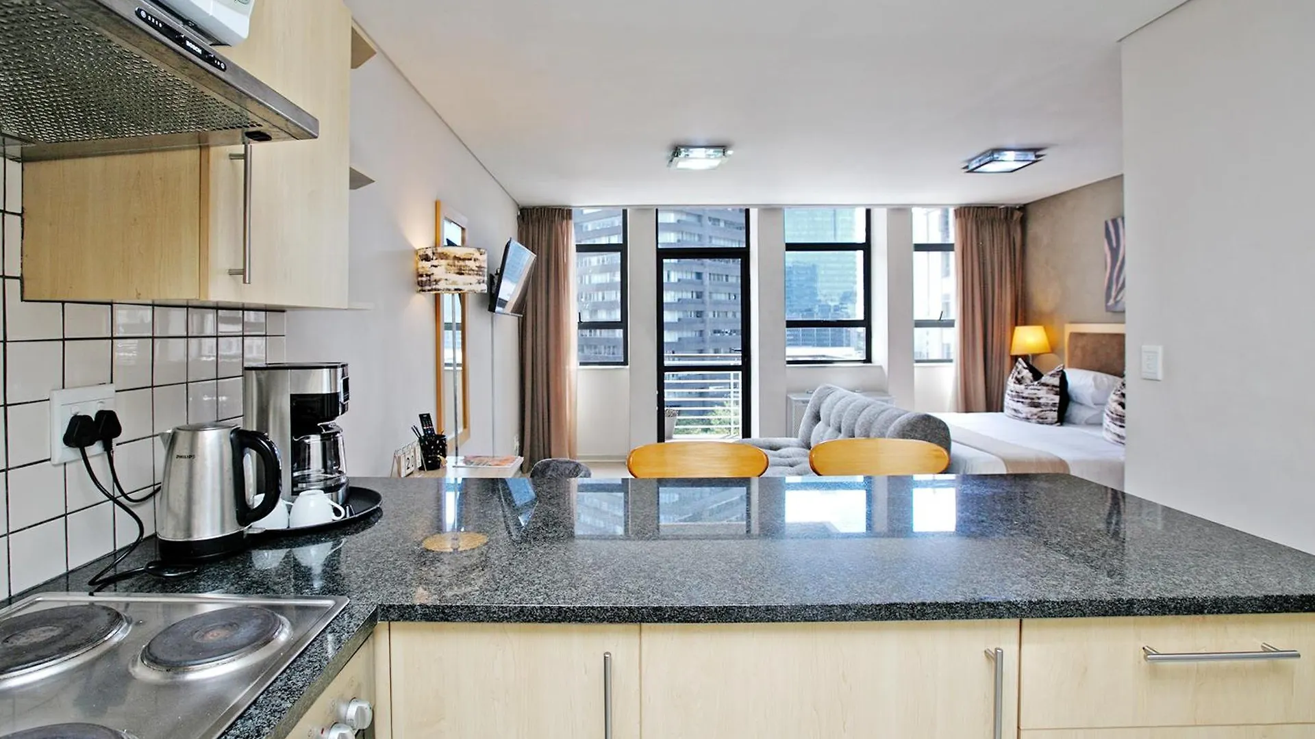 Fountains Cityscape Studio Le Cap Appartement